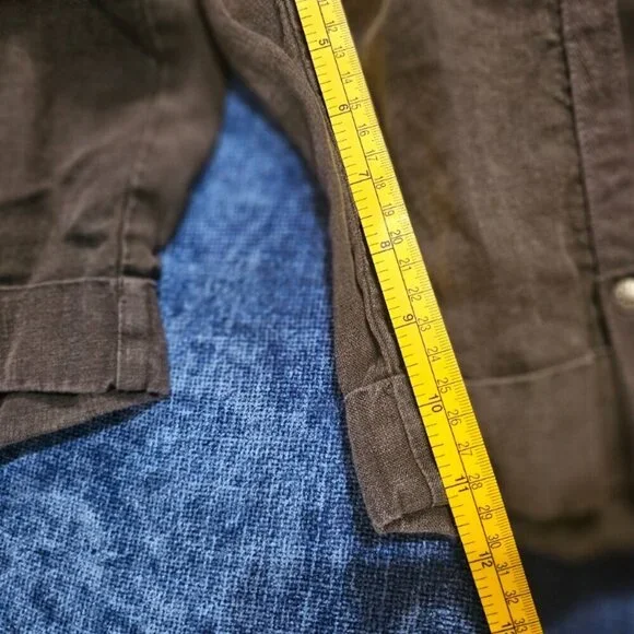 Athleta Black Linen Shorts 6 Small - Picture 5 of 7